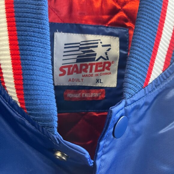 Men's Starter Homage Exclusive Texas Rangers Bomber Jacket XL - Picture 3 of 4